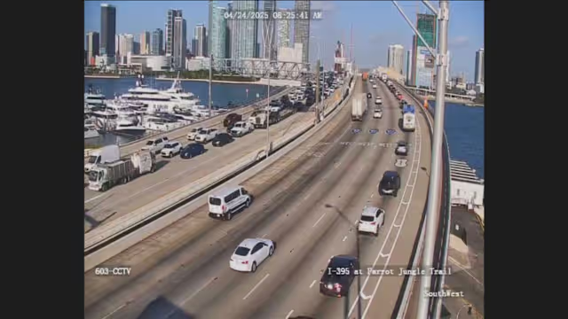 Motorcyclist killed in crash on MacArthur Causeway in Miami Beach