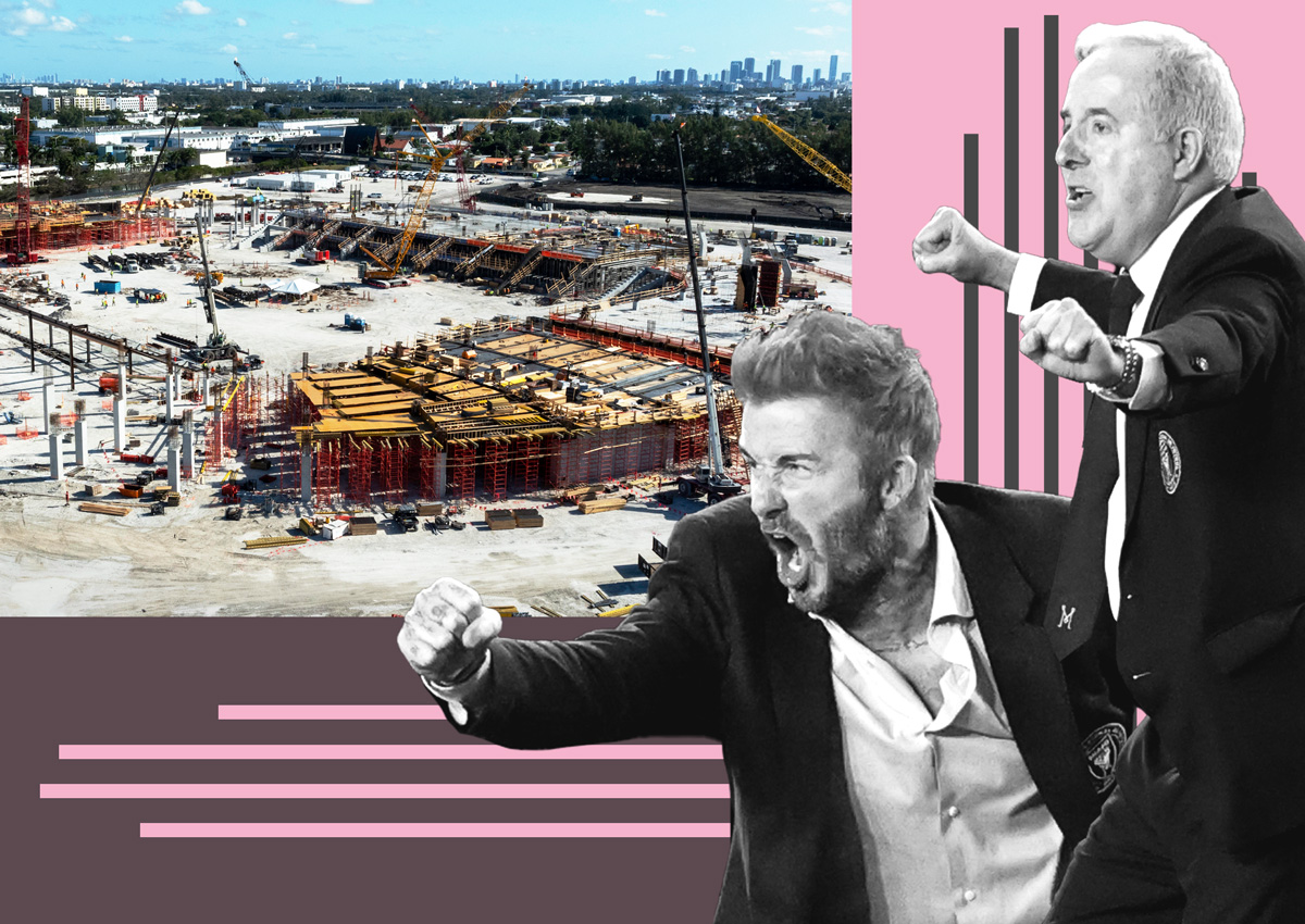 Goal! Jorge Mas, David Beckham, Ares score $450M construction loan for soccer stadium