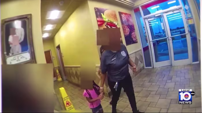 Body cam video shows children abandoned by father at North Miami Burger King, cops say
