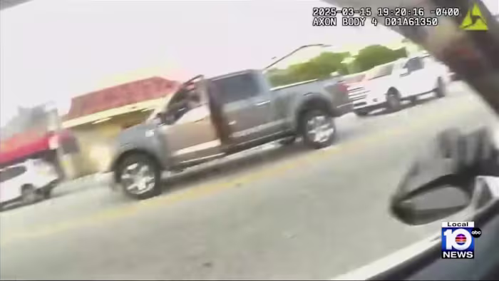 Videos show fatal crash involving Miami police officer, Uber driver