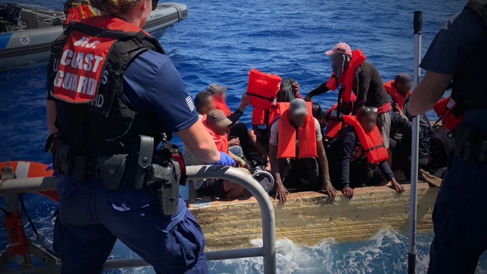 Coast Guard rescues 11 migrants after boat crash near Miami