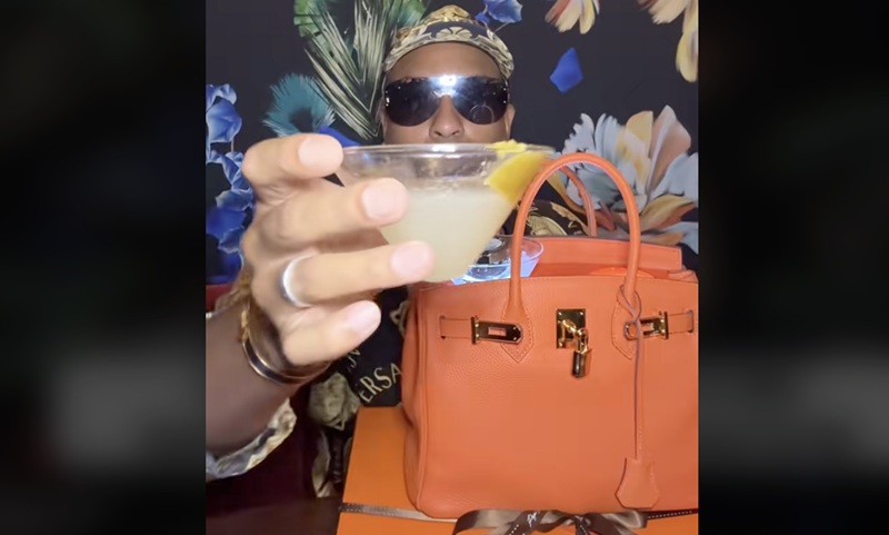 Viral $33K Miami Cocktail Served in Birkin Bag Is Painfully Florida
